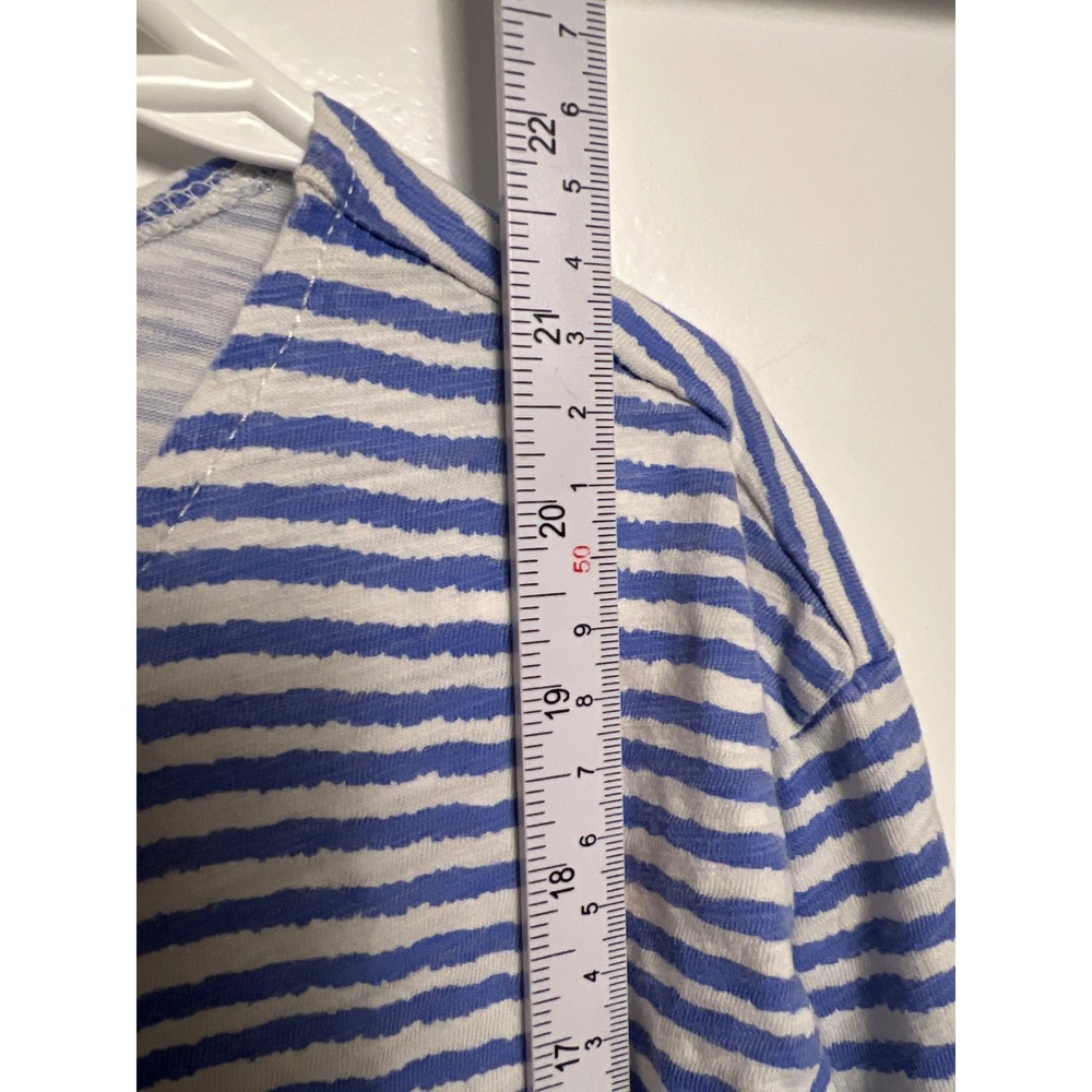 Vineyard Vines Women XXS Striped 3/4 Sleeve Top Nautical Coastal Beachy Layer - Picture 3 of 9